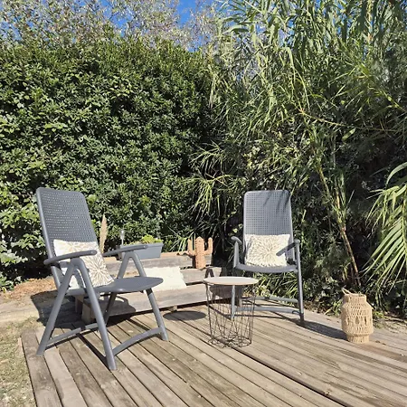 L'eden Mobil 6 Personnes - A 200m - Parc Aquatique - 5 Etoiles Les Dunes 营地