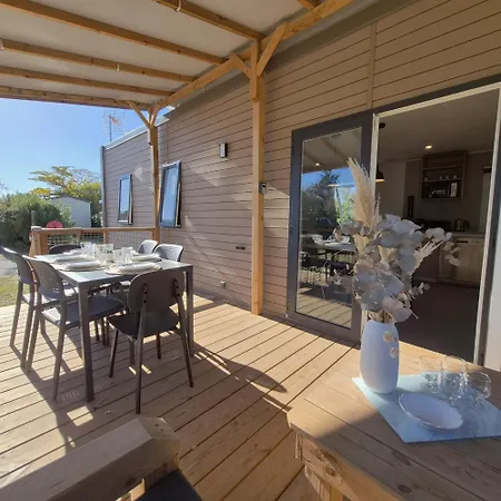 L'eden Mobil 6 Personnes - A 200m - Parc Aquatique - 5 Etoiles Les Dunes 营地