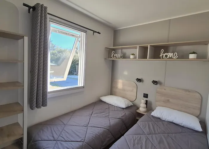 L'eden Mobil 6 Personnes - A 200m - Parc Aquatique - 5 Etoiles Les Dunes Campsite Torreilles